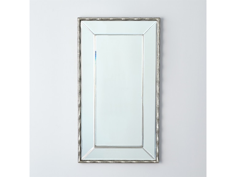 Global Views Mirrors Bamboo Mirror-Antique Nickel 9.93676 at Norwood Furniture