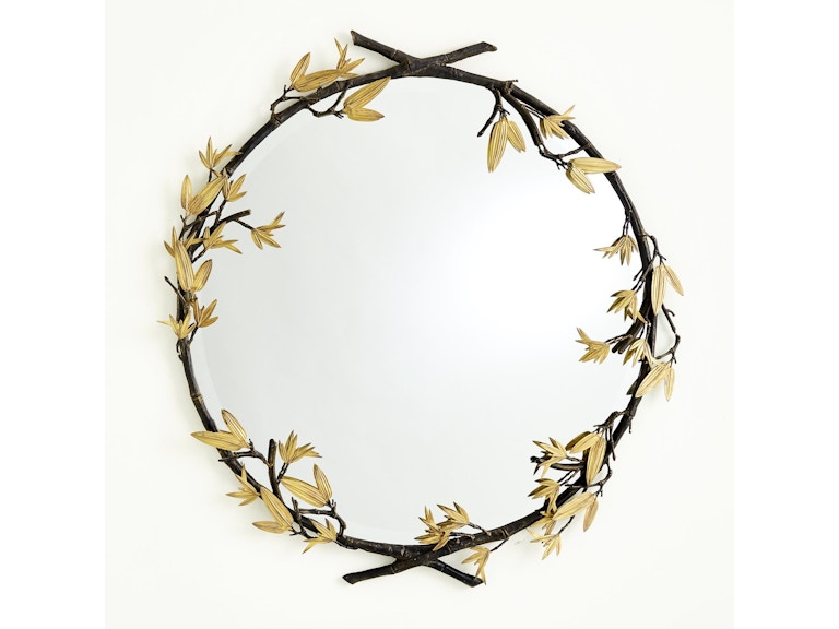 Global Views Mirrors Bamboo Mirror-Bronze 8.82496 at Norwood Furniture