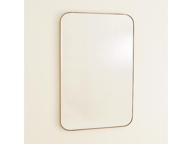 Global Views Mirrors Banded Mirror-Brass 8.82663 at Norwood Furniture