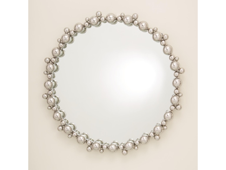 Global Views Mirrors Bubble Mirror-Nickel JB9.90115 at Norwood Furniture