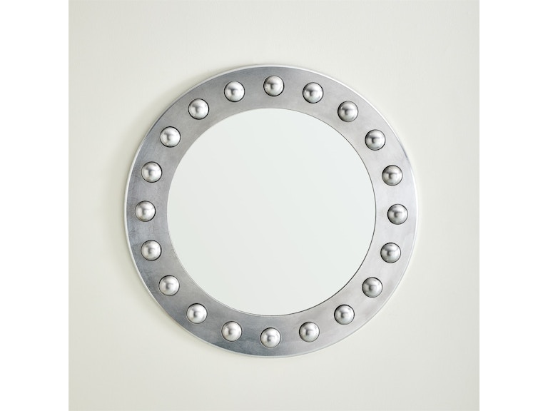 Global Views Mirrors Embedded Sphere Mirror-Silver 3.31819 at Norwood Furniture
