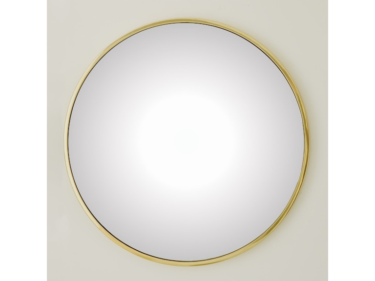 Global Views Mirrors Hoop Convex Mirror-Brass-Lg 3.31417 at Norwood Furniture