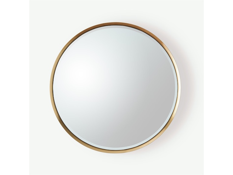 Global Views Mirrors Hudson Mirror-Brass-Lg 8.83275 at Norwood Furniture
