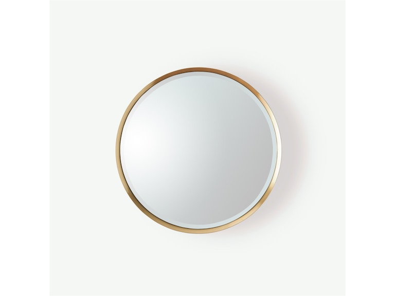 Global Views Mirrors Hudson Mirror-Brass-Sm 8.83276 at Norwood Furniture