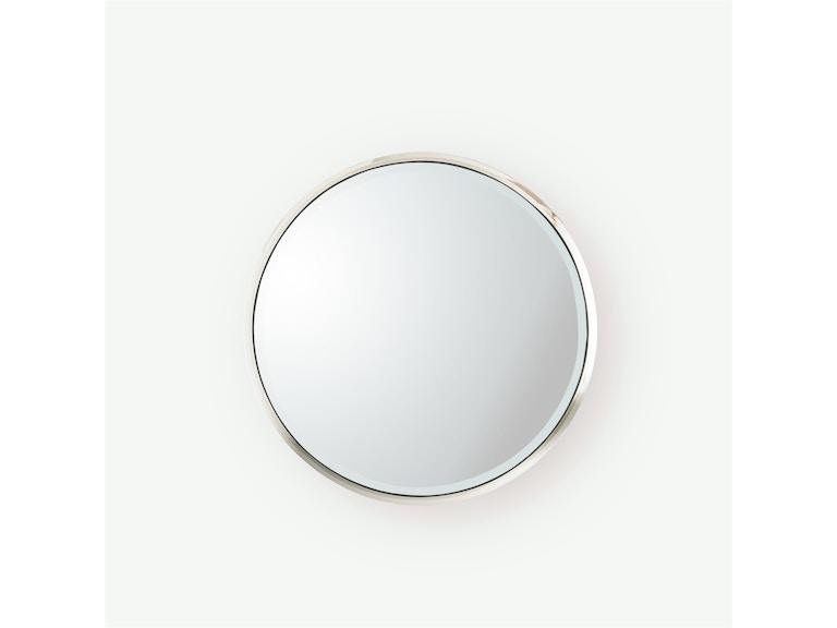 Global Views Mirrors Hudson Mirror-Nickel-Sm 8.83283 at Norwood Furniture