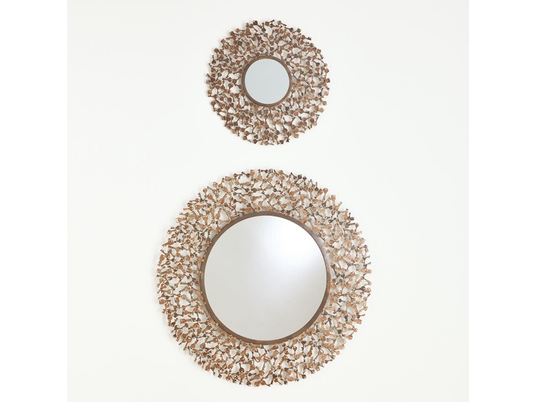 Global Views Mirrors Keys To My Heart Mirror-Bronze-Sm WDS9123-GV at Norwood Furniture