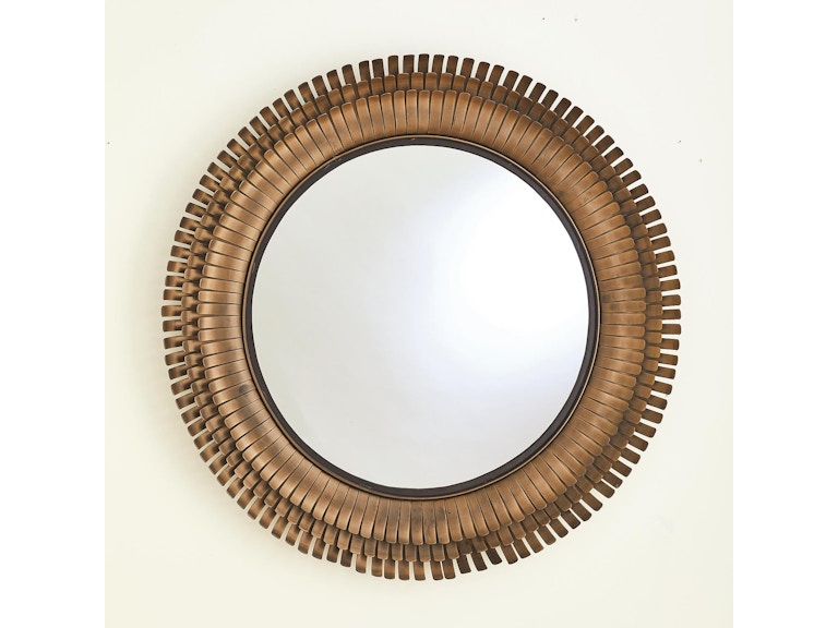Global Views Mirrors Layered Sunburst Wall Mirror-Antique Gold WDS9167-GV at Norwood Furniture