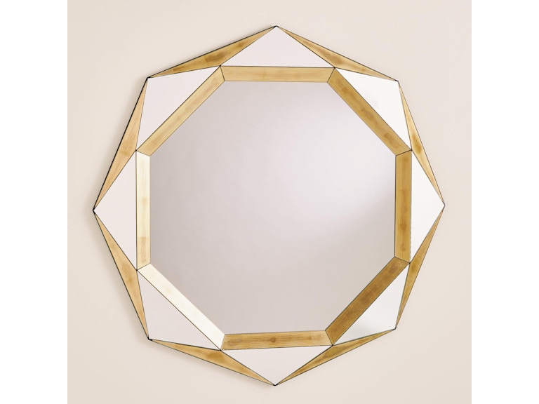 Global Views Mirrors Madeleine Mirror-Gold Leaf JB8.80066 at Norwood Furniture