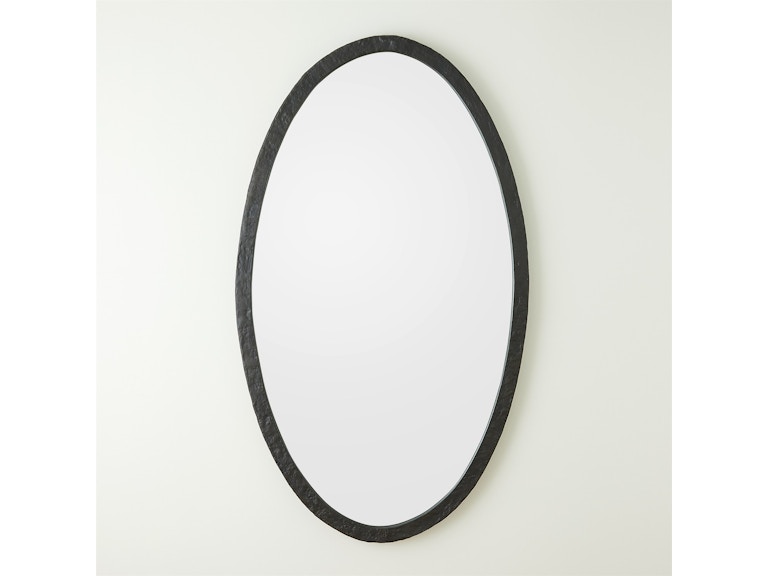 Global Views Mirrors Oval Mirror-Forged Iron 7.91722 At Norwood Furniture