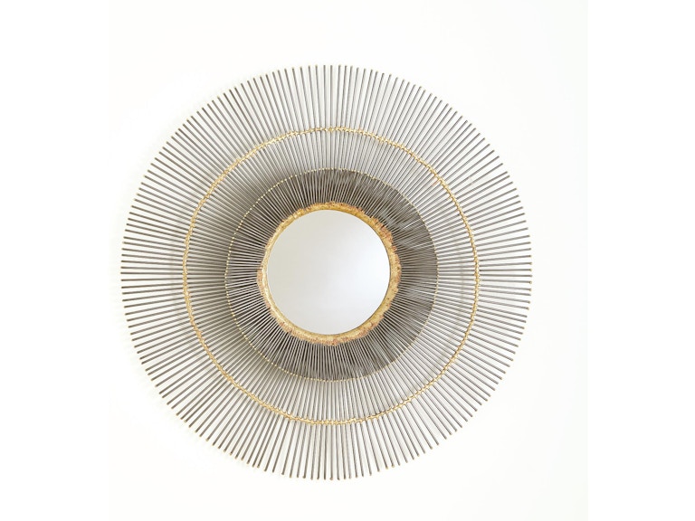 Global Views Mirrors Radiance Wall Mirror-Natural Iron WDS9170-GV at Norwood Furniture