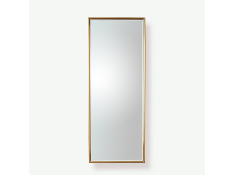 Global Views Mirrors Reeves Floor Mirror-Brass 8.83272 at Norwood Furniture