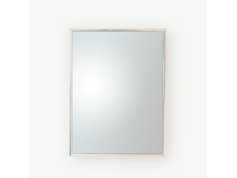 Global Views Mirrors Reeves Mirror-Nickel-Lg 8.83280 at Norwood Furniture