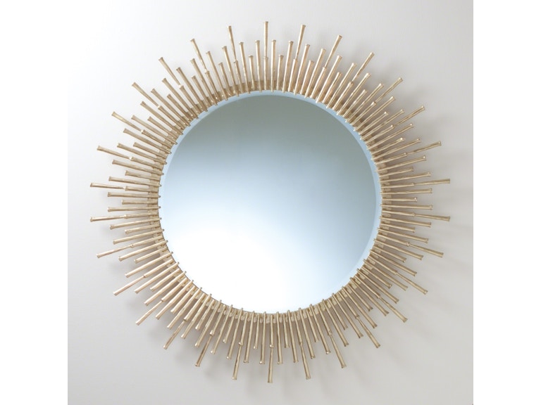 Global Views Mirrors Spike Mirror-Antique Brass 7.90227 at Norwood Furniture