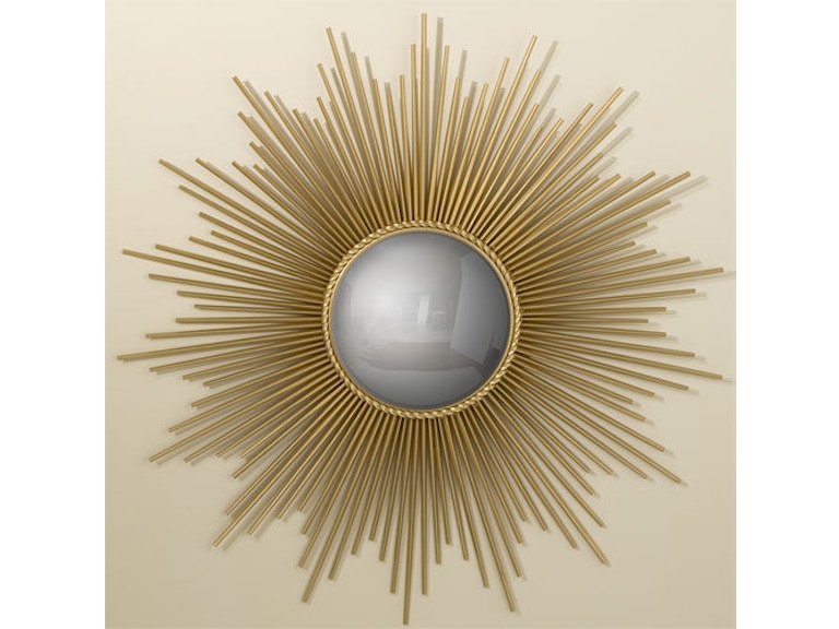 Global Views Mirrors Sunburst Mirror-Gold 9.90325 at Norwood Furniture