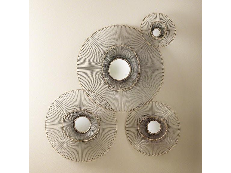 Global Views Mirrors Tilt-A-Wire Mirror-Lg 8.82025 at Norwood Furniture