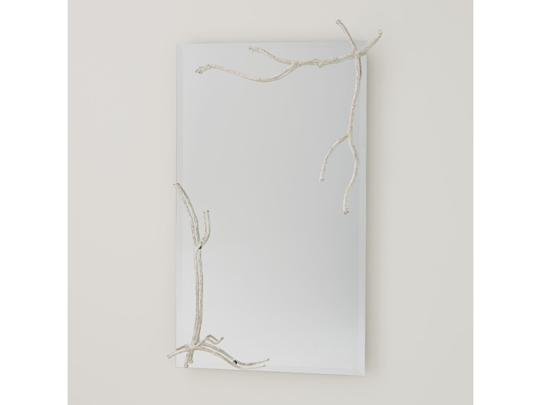 Global Views Mirrors Twig Mirror-Silver Leaf-Lg 7.80551 at Norwood Furniture