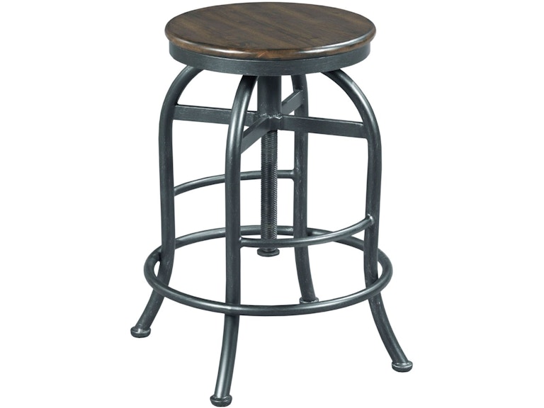 Hammary Casual Dining Adjustable Height Pub Stool 090-878 at Norwood Furniture