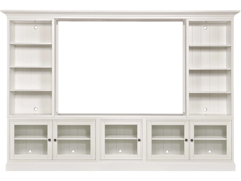 Hammary Home Entertainment Quintuple Display Entertainment 267-502R At Norwood Furniture
