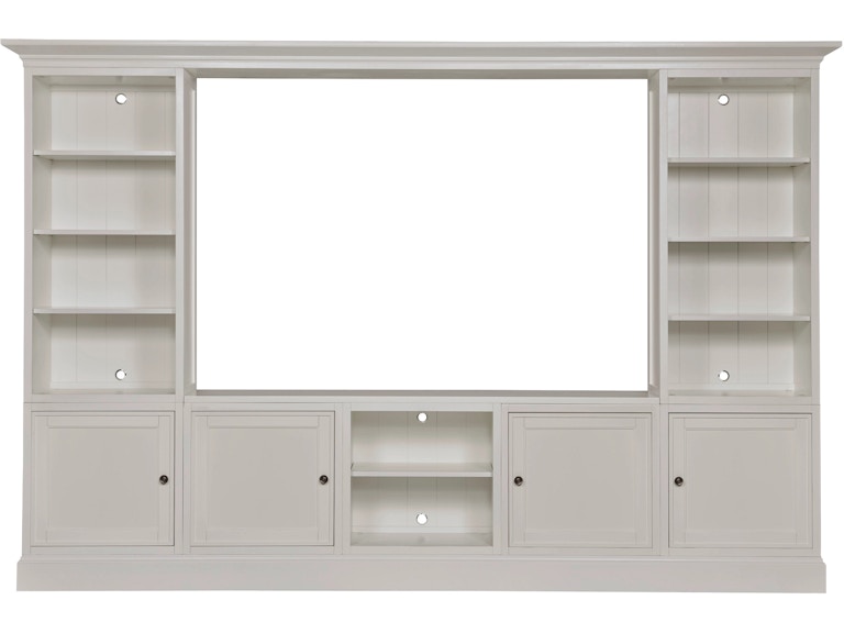 Hammary Home Entertainment Quintuple Door Entertainment Wall 267-501R At Norwood Furniture