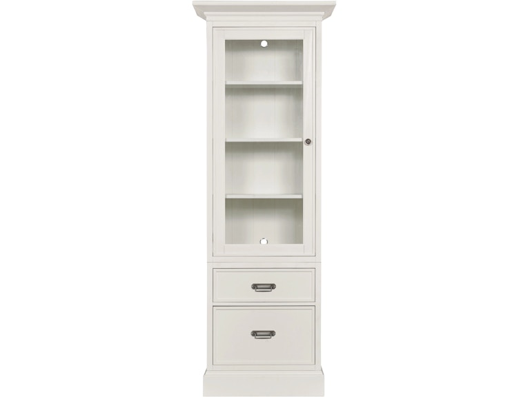 Hammary Home Entertainment Single Storage Display Cabinet 267-100R at Norwood Furniture