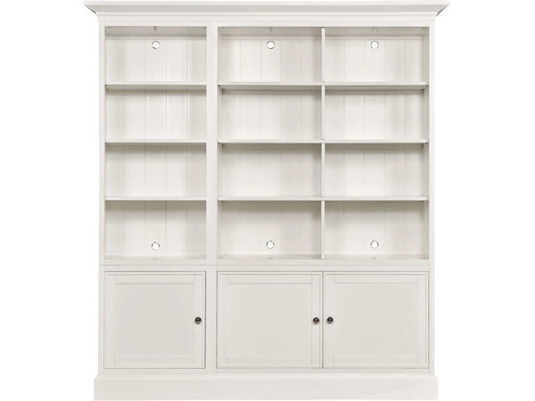 Hammary Home Office Triple Door Bookcase 267-304R at Norwood Furniture