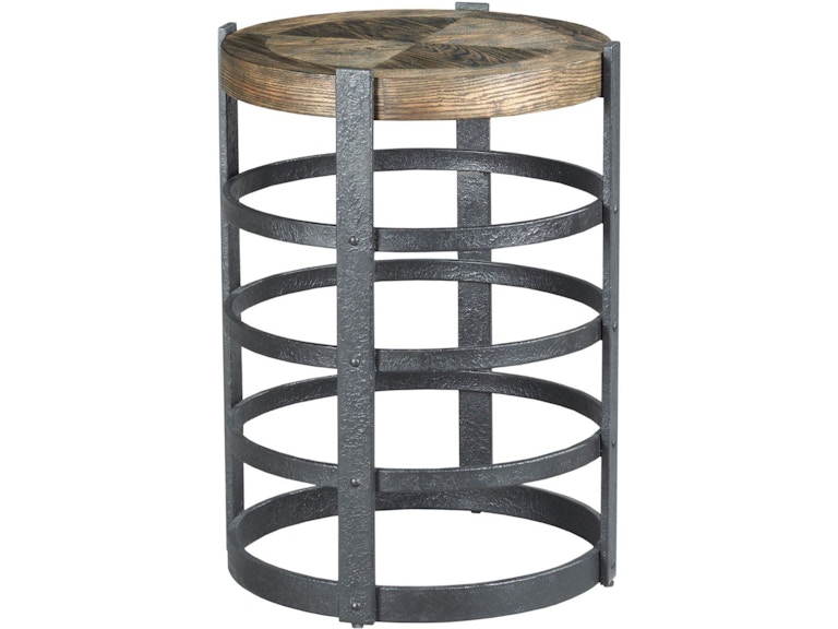 Hammary Living Room Barrel Strap End Table 090-973 at Norwood Furniture