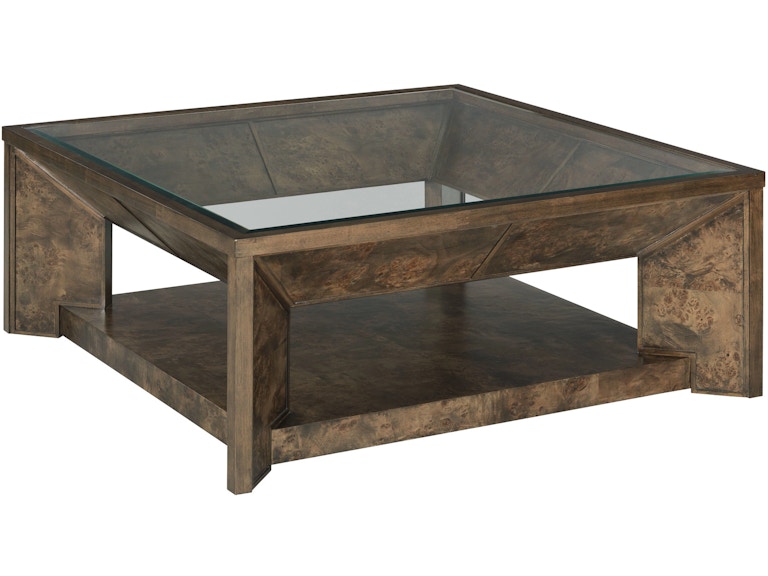 Hammary Living Room Burl Cocktail Table 090-1229 at Norwood Furniture