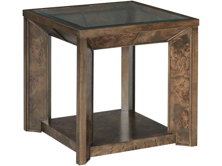 Hammary Living Room Burl End Table 090-1230 at Norwood Furniture