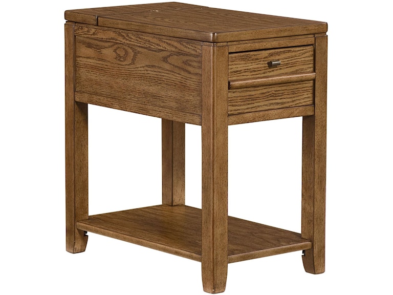 Hammary Living Room Downtown Chairside Table-oak 200-018 at Norwood Furniture