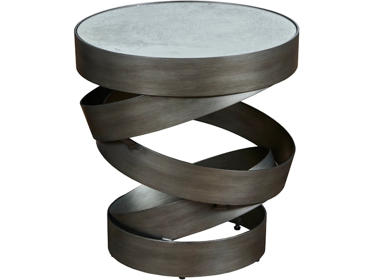 Hammary Living Room Helix Round Accent Table 090-1102 at Norwood Furniture