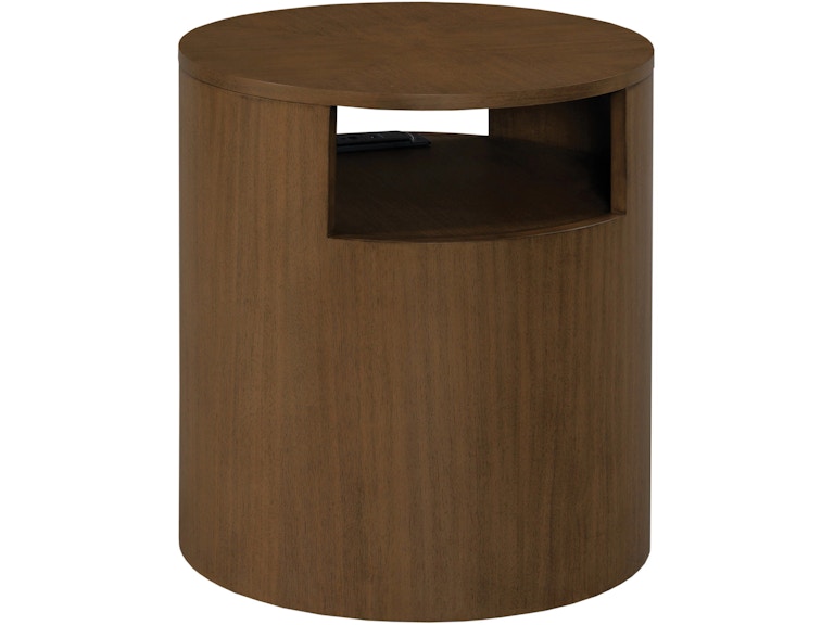 Hammary Living Room Kin Round End Table 090-1174 at Norwood Furniture