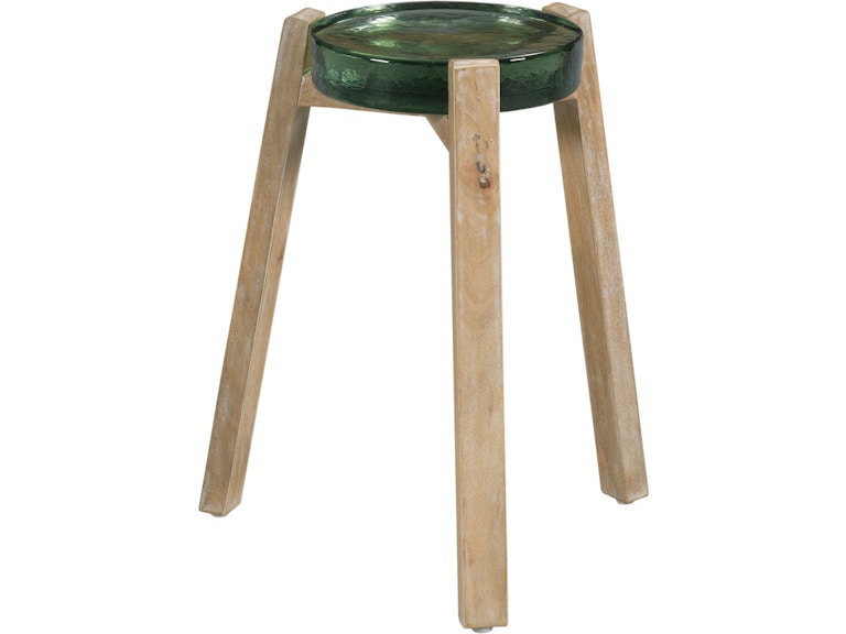 Hammary Living Room Light Cast Glass Accent Table 090-1203 at Norwood Furniture