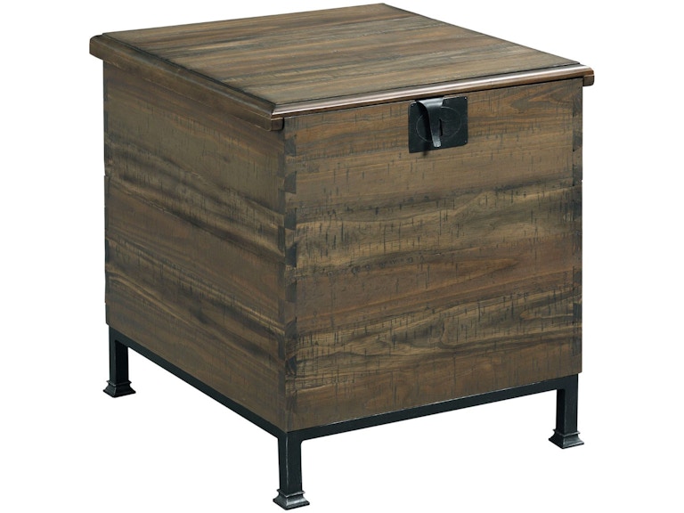 Hammary Living Room Milling Chest End Table 090-884 at Norwood Furniture