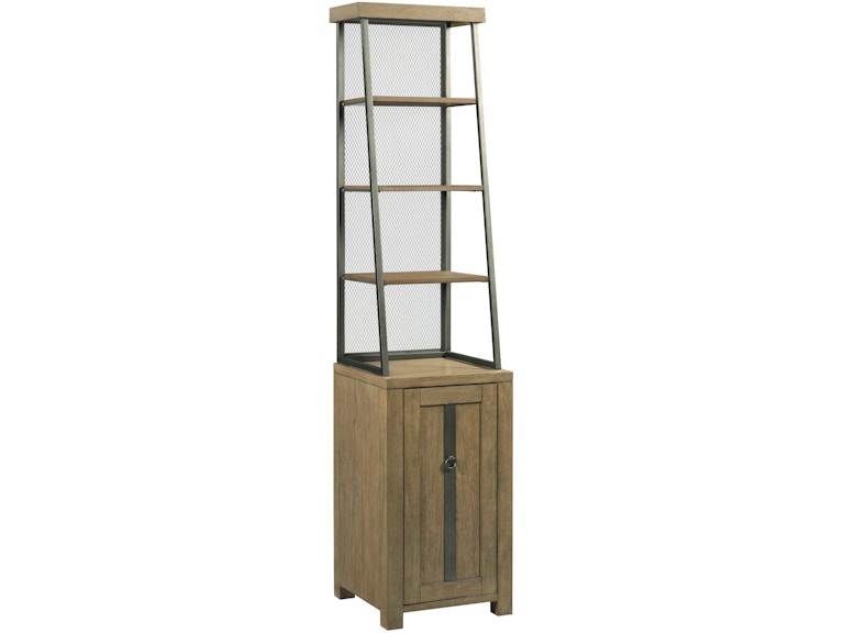 Hammary Living Room Pier Cabinet Complete 070-580R at Norwood Furniture