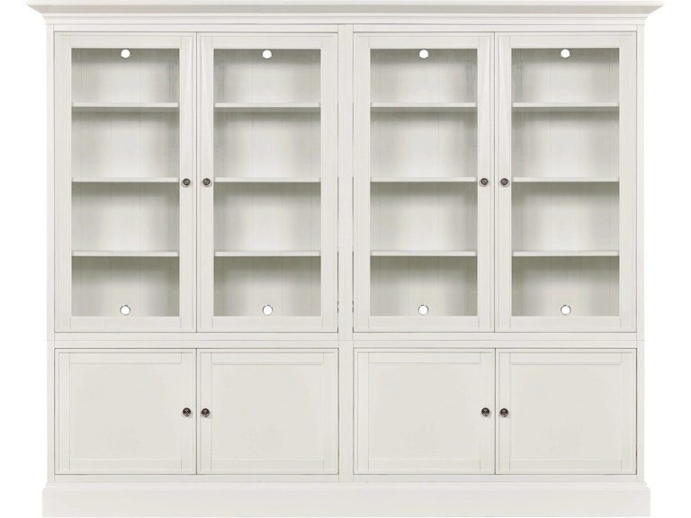 Hammary Living Room Quad Door Display Cabinet 267-417R at Norwood Furniture