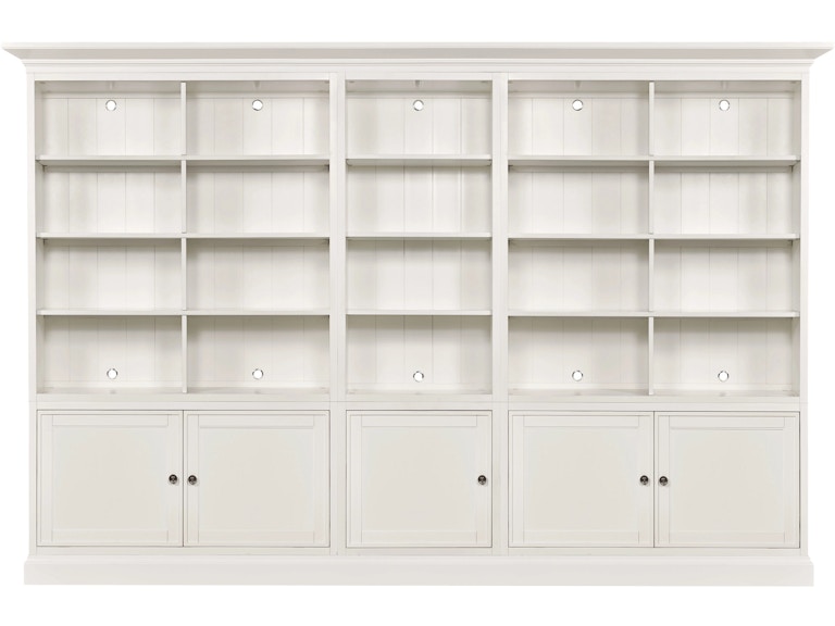 Hammary Living Room Quintuple Display Bookcase 267-505R at Norwood Furniture