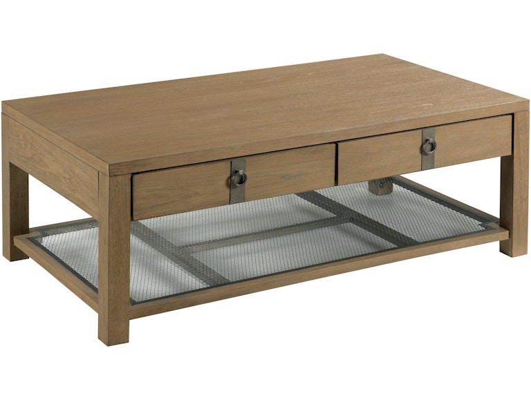 Hammary Living Room Rectangular Drawer Coffee Table 070-910 at Norwood Furniture