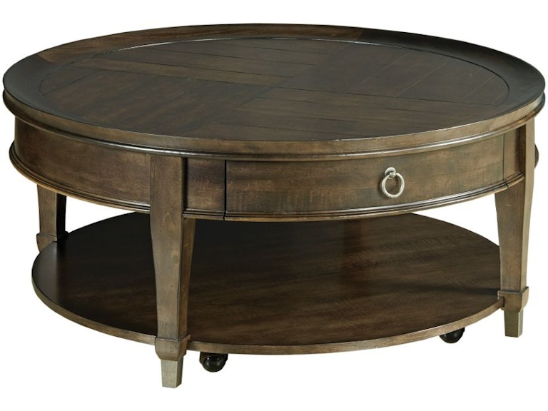 Hammary Living Room Round Cocktail Table 197-911D at Norwood Furniture