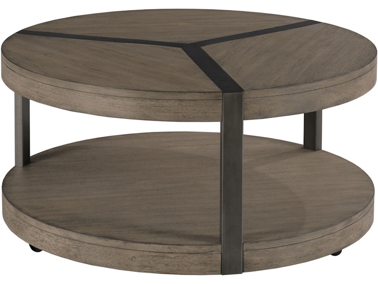 Hammary Living Room Round Coffee Table 180-911 at Norwood Furniture