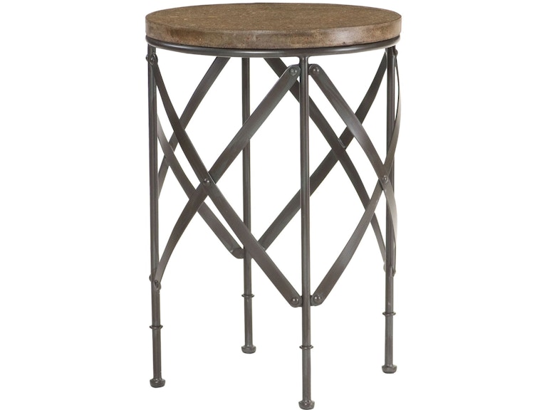 Hammary Living Room Round Metal Table 090-716 at Norwood Furniture
