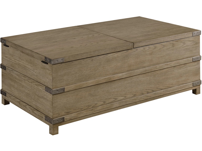 Hammary Living Room Storage Trunk Coffee Table 099-911 at Norwood Furniture