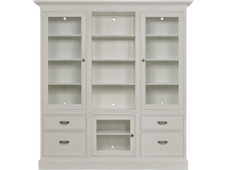 Hammary Living Room Triple Multi Use Display Unit 267-301R At Norwood Furniture