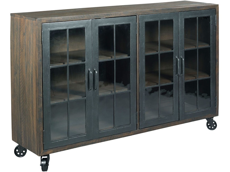 Hammary Living Room Trolley Door Cabinet 090-880 at Norwood Furniture