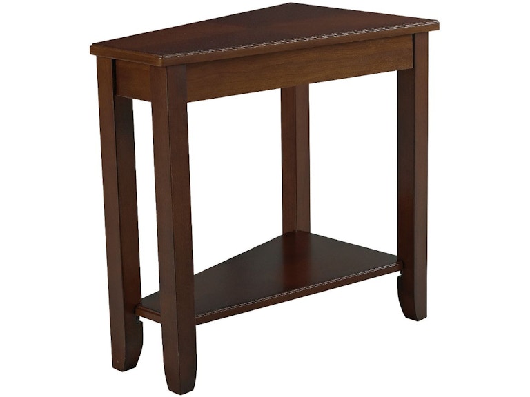 Hammary Living Room Wedge Chairside Table-cherry 200-T00221-00 at Norwood Furniture