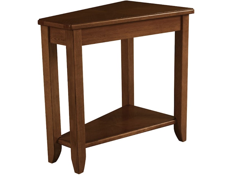 Hammary Living Room Wedge Chairside Table-oak 200-T00220-00 at Norwood Furniture