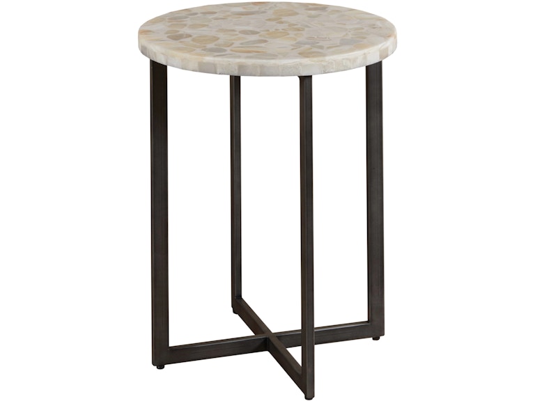 Hammary Living Room White Onyx Accent Table 090-1191 at Norwood Furniture