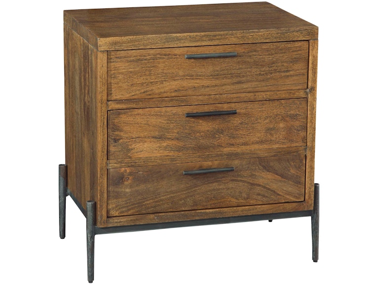 Hekman Bedroom Bedford Park Three Drawer Nightstand 23763 at Norwood Furniture