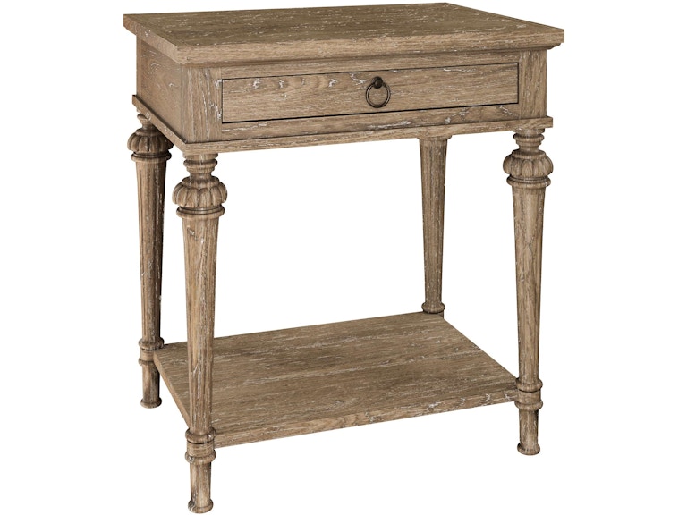 Hekman Bedroom Chateaux Single Drawer Nightstand 26264 at Norwood Furniture