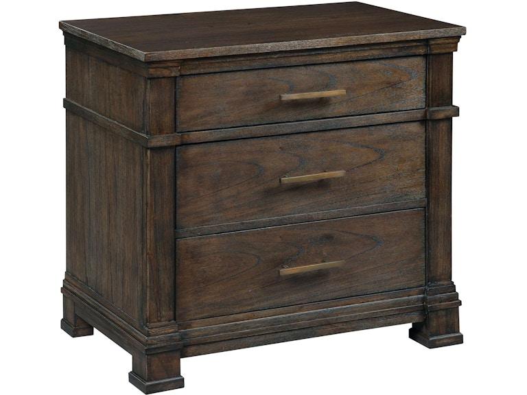 Hekman Bedroom Linwood Three Drawer Nightstand 25662 at Norwood Furniture