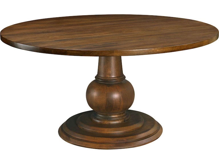 Hekman Casual Dining Fairfax Round Pedestal Dining Table 26421 at Norwood Furniture